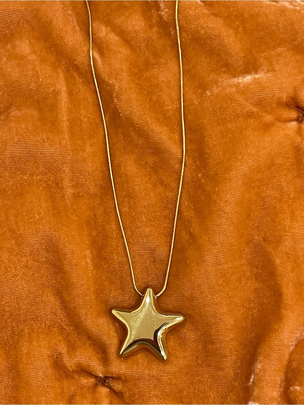 Gold Star Pendant Necklace - Picture 4 of 5